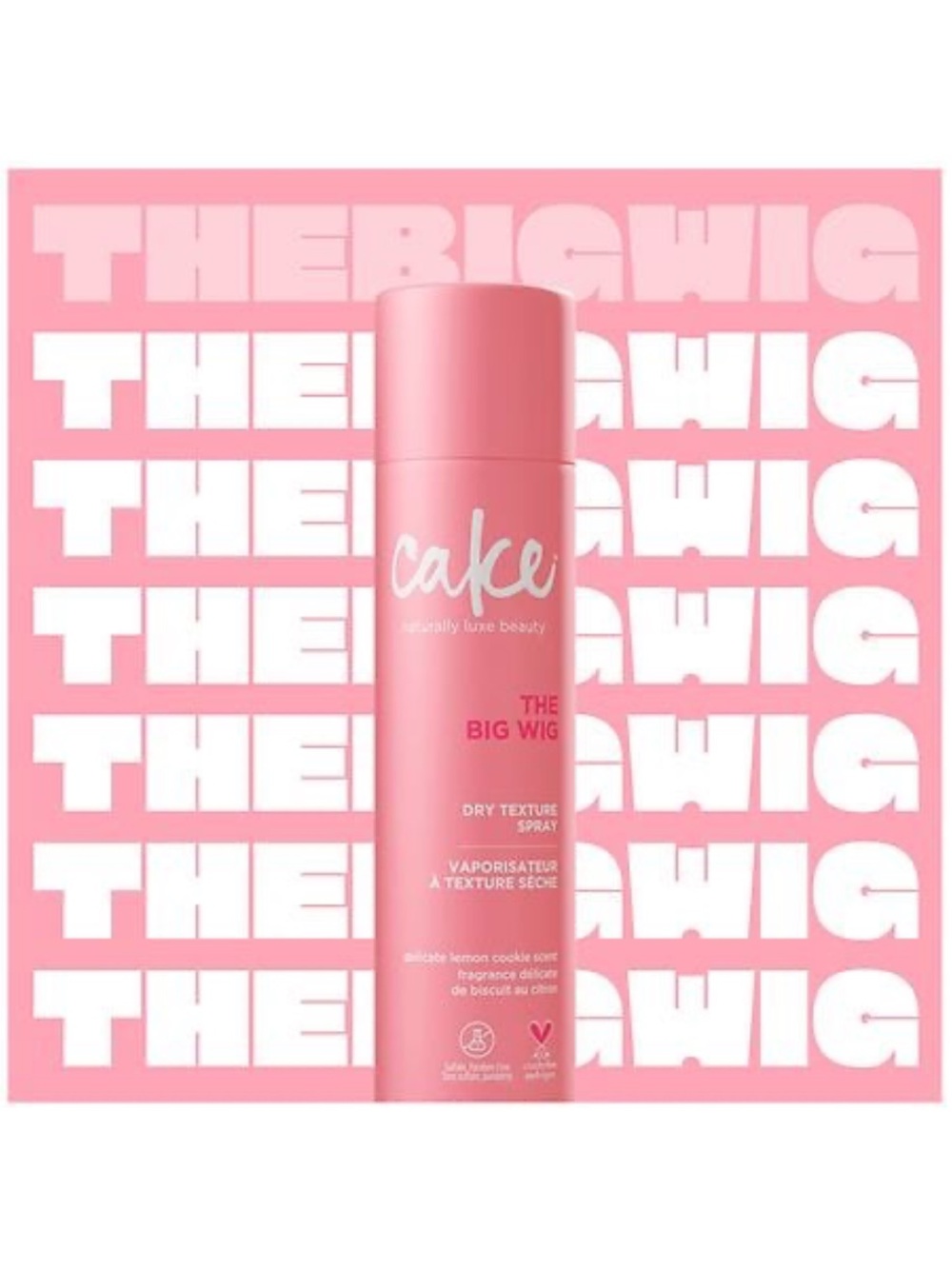 Cake Beauty The Big Wig Dry Texture Spray - Lightweight Styler - 60g/5.6 Oz
